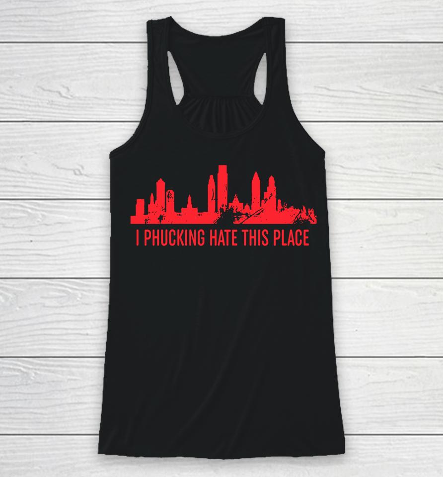 The Barstool Sports Store Hate This Place Racerback Tank