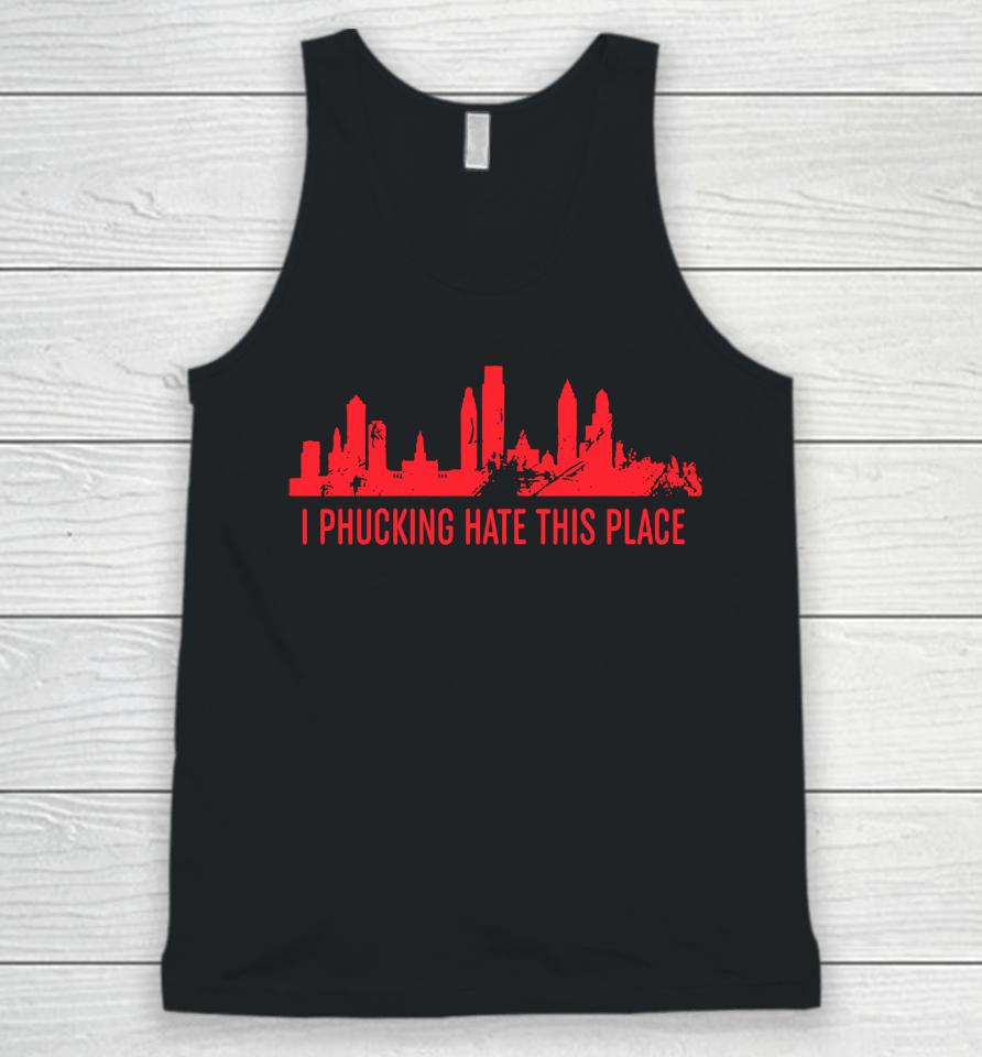 The Barstool Sports Store Hate This Place Unisex Tank Top