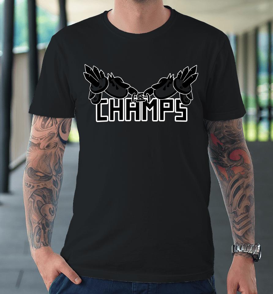 The Barstool Sports Store Spiked Champs Premium T-Shirt