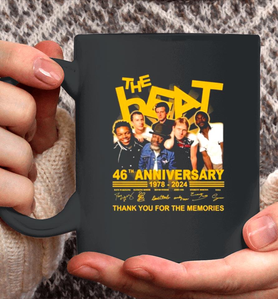 The Beat 46Th Anniversary 1978 2024 Thank You For The Memories Signatures Coffee Mug