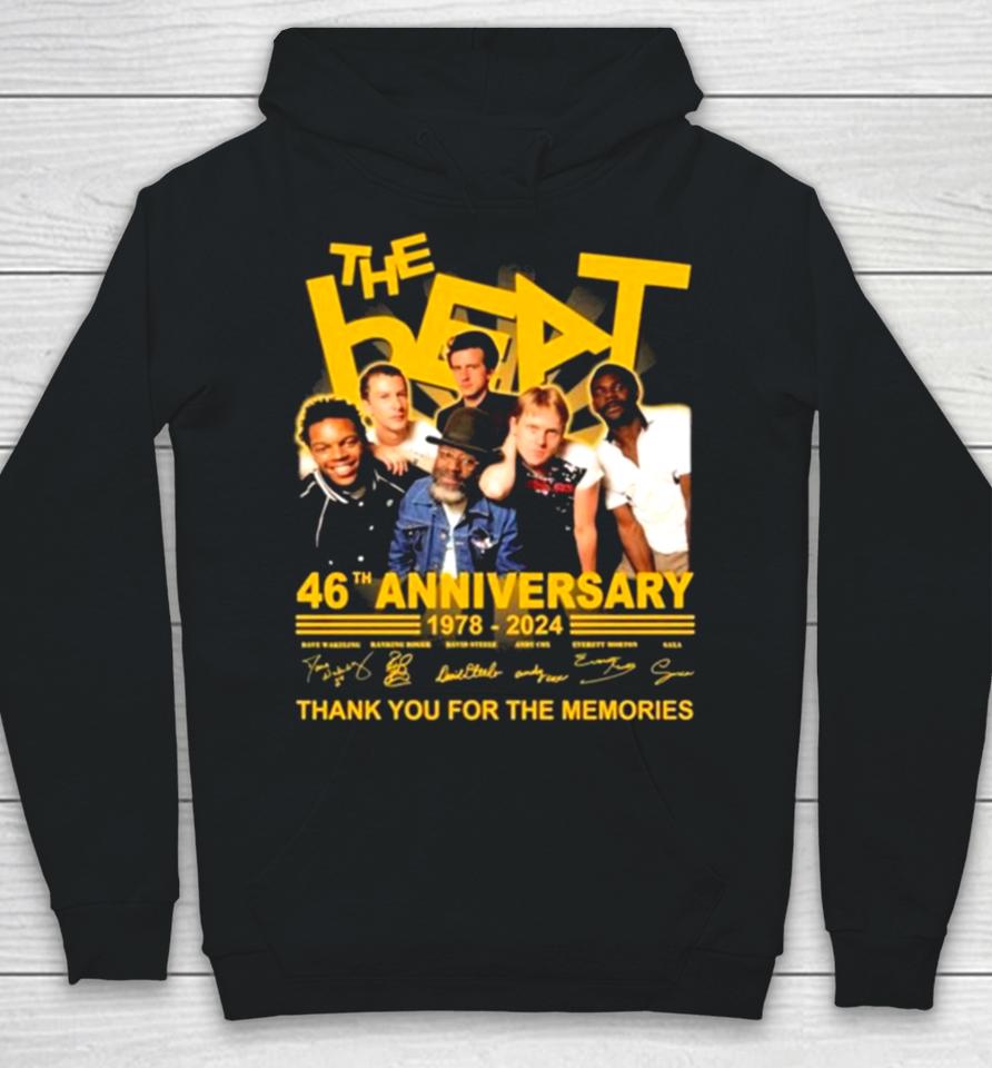 The Beat 46Th Anniversary 1978 2024 Thank You For The Memories Signatures Hoodie