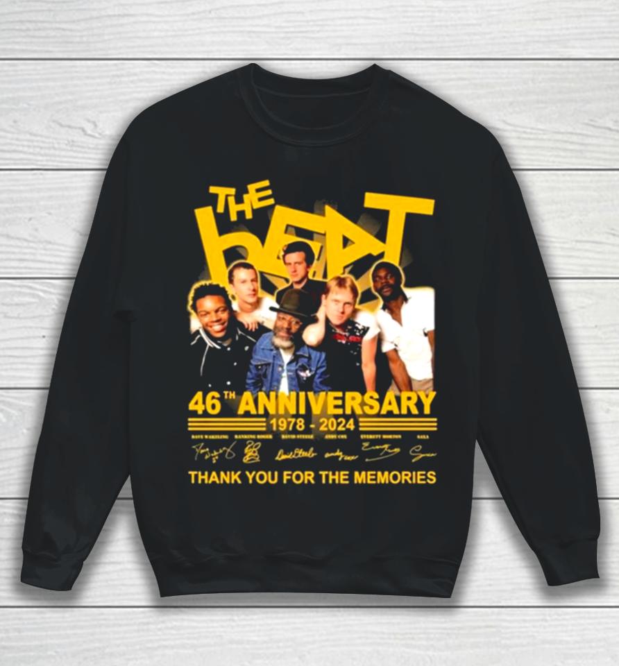 The Beat 46Th Anniversary 1978 2024 Thank You For The Memories Signatures Sweatshirt