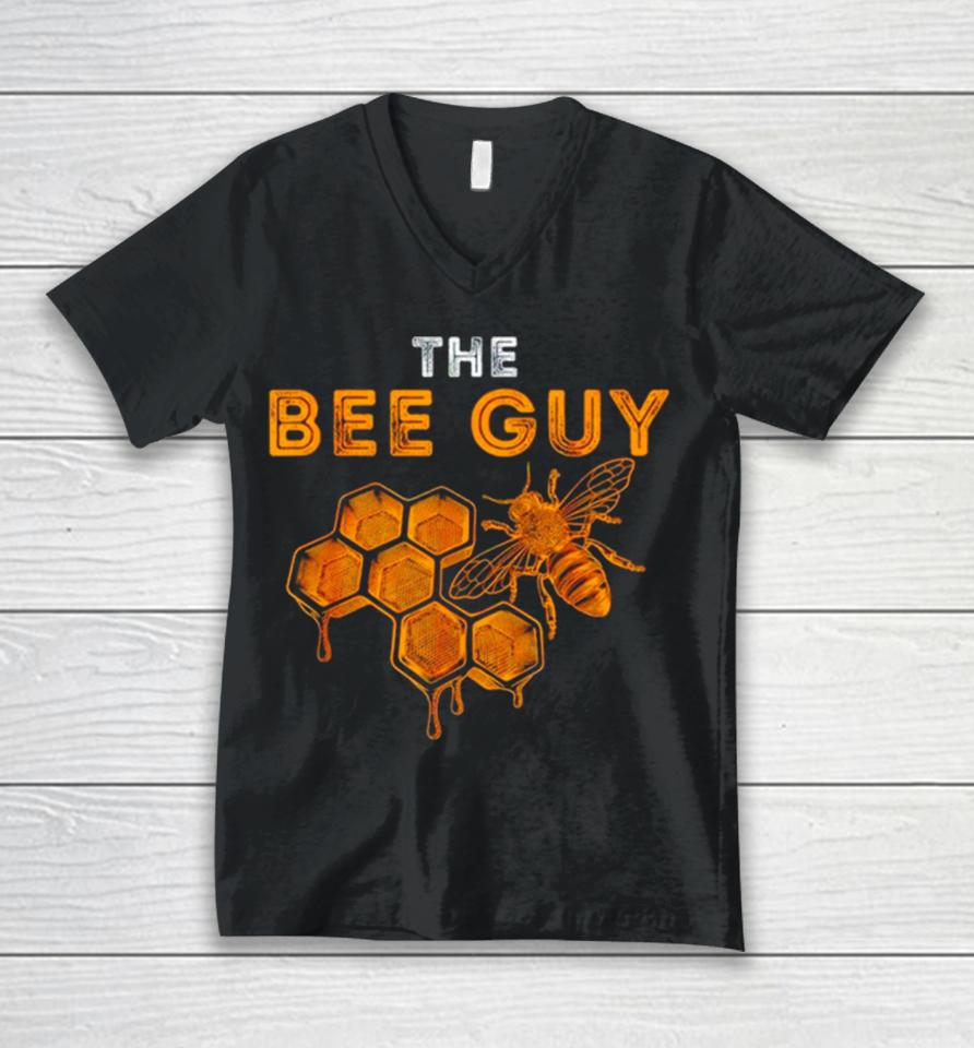 The Bee Guy Bee Lover Beekeeping Beekeeper Unisex V-Neck T-Shirt