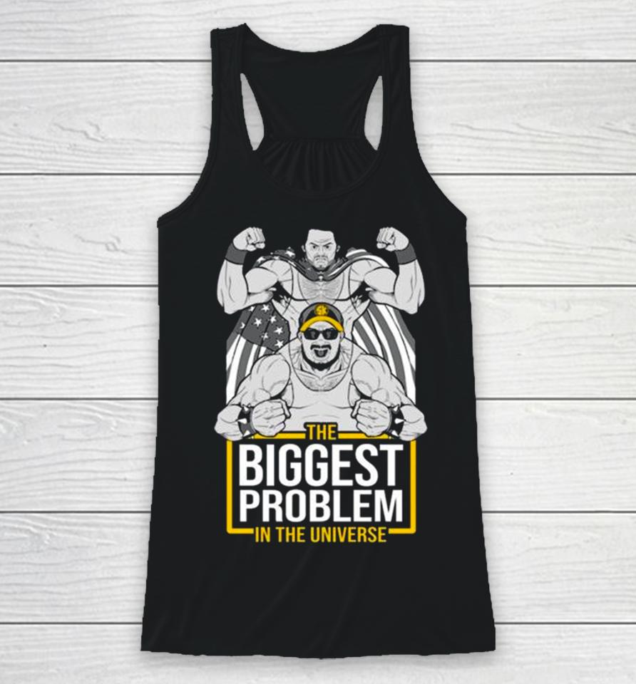 The Biggest Problem In The Universe American Flag T Racerback Tank