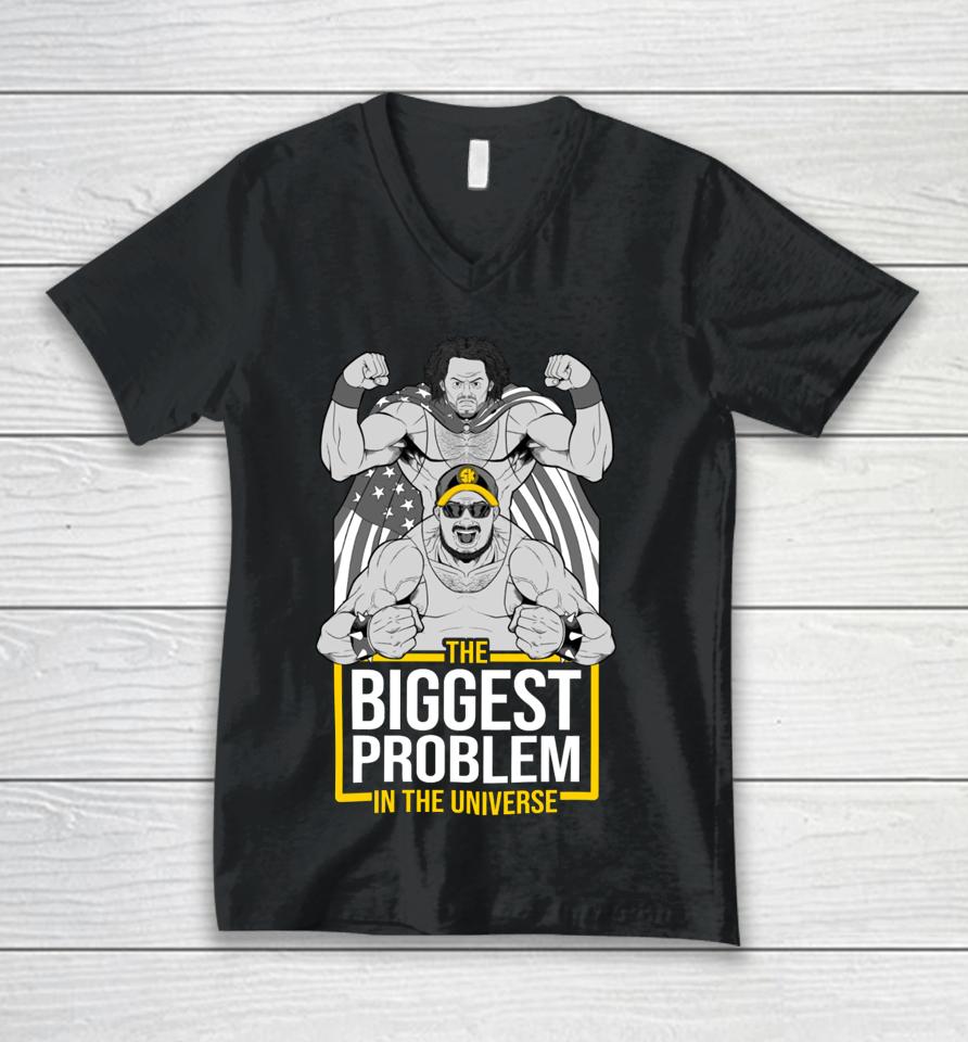 The Biggest Problem In The Universe Unisex V-Neck T-Shirt