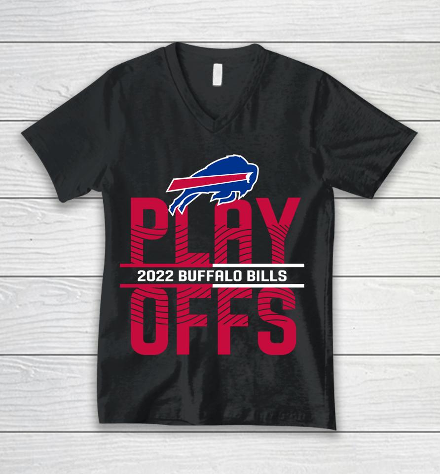 The Bills Store Buffalo Bills 2022 Nfl Playoffs Unisex V-Neck T-Shirt