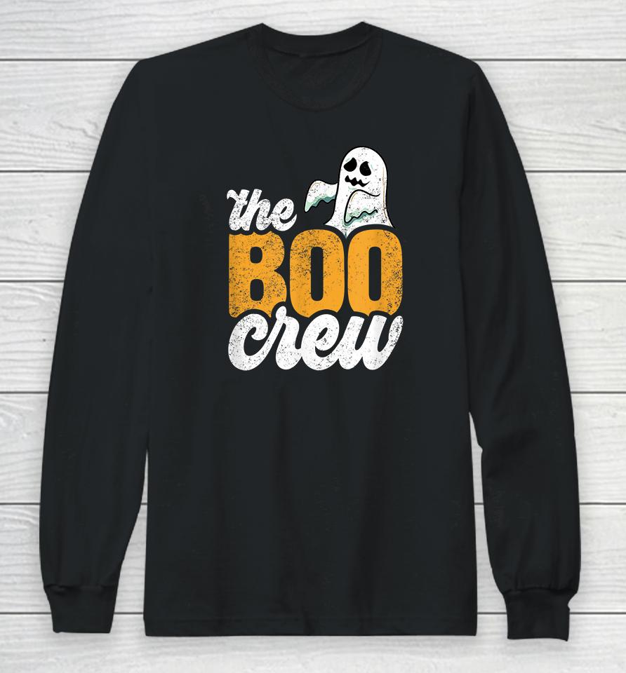 The Boo Crew Halloween Funny Long Sleeve T-Shirt