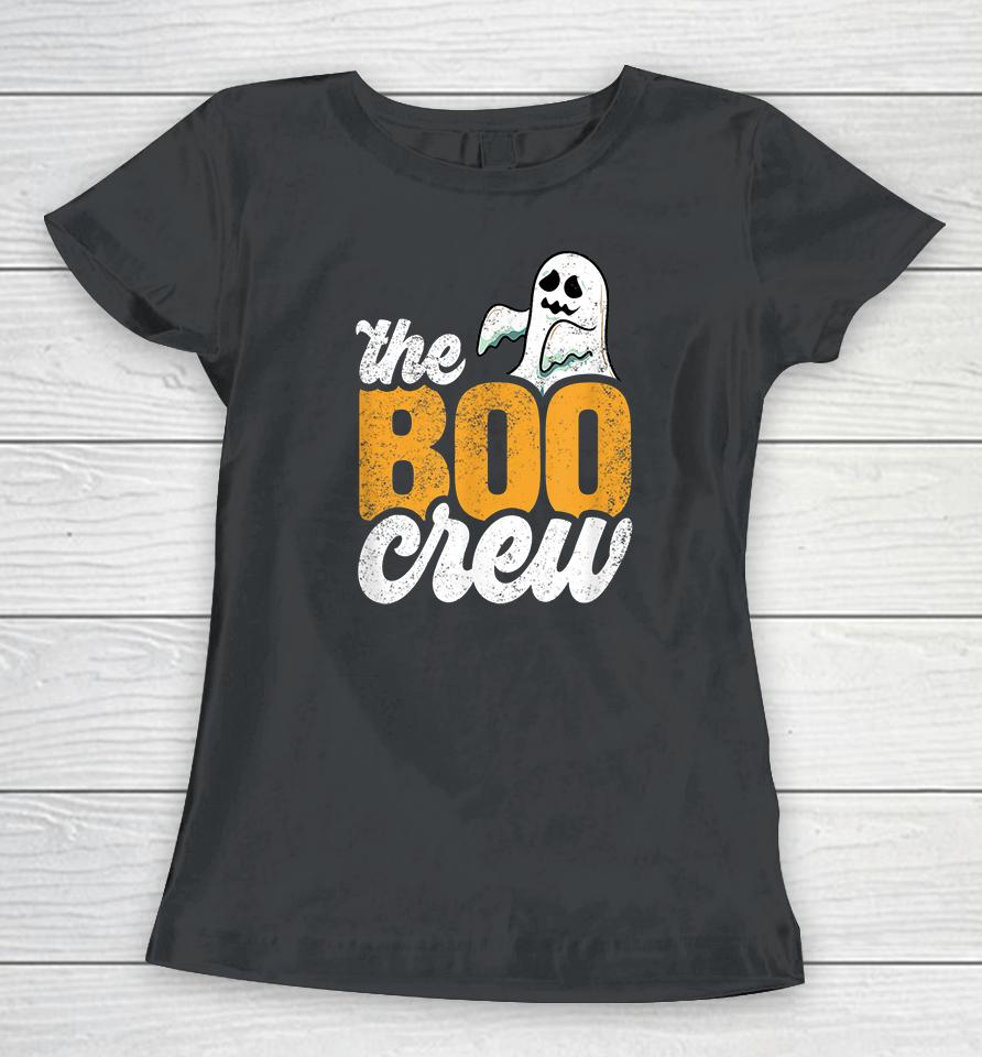 The Boo Crew Halloween Funny Women T-Shirt