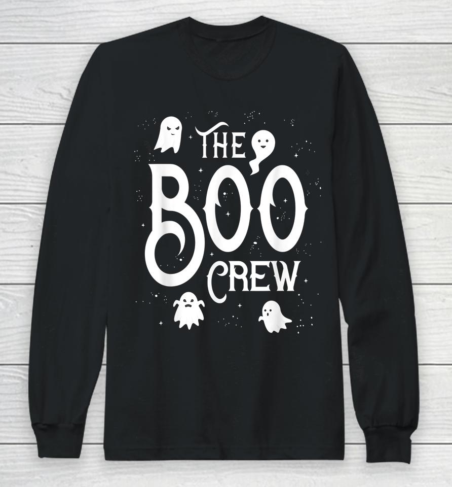 The Boo Crew Halloween Ghost Costume Long Sleeve T-Shirt