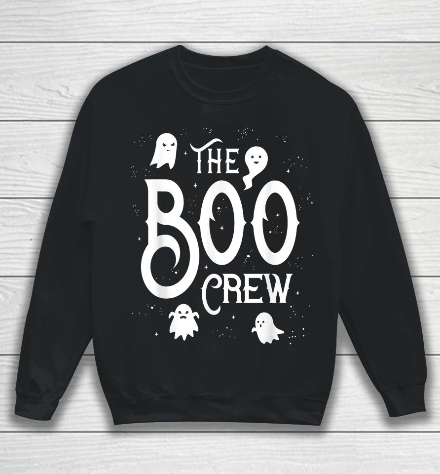 The Boo Crew Halloween Ghost Costume Sweatshirt