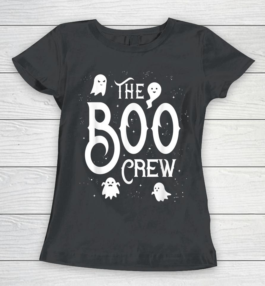 The Boo Crew Halloween Ghost Costume Women T-Shirt