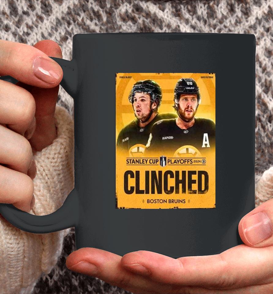 The Boston Bruins Have Secured Their Spot In The Stanley Cup Playoffs 2024 Nhl Coffee Mug
