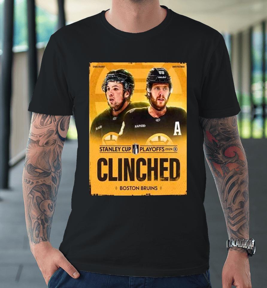The Boston Bruins Have Secured Their Spot In The Stanley Cup Playoffs 2024 Nhl Premium T-Shirt
