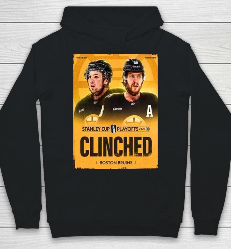 The Boston Bruins Have Secured Their Spot In The Stanley Cup Playoffs 2024 Nhl Hoodie
