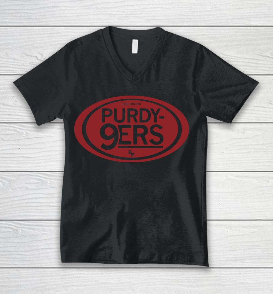 The Brock Purdy 9Ers Unisex V-Neck T-Shirt