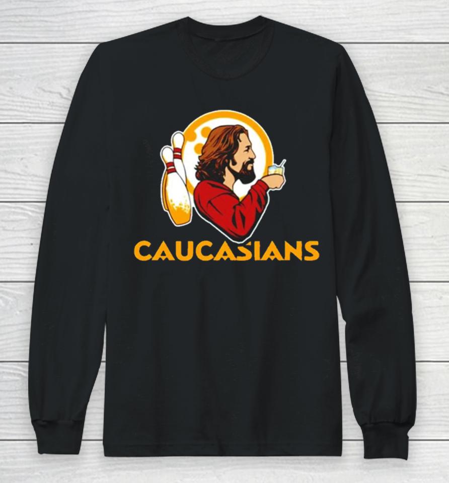 The Caucasians Bowling Logo Long Sleeve T-Shirt