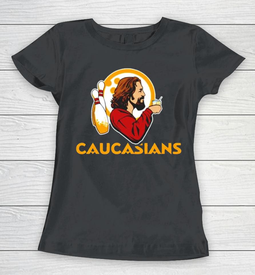The Caucasians Bowling Logo Women T-Shirt