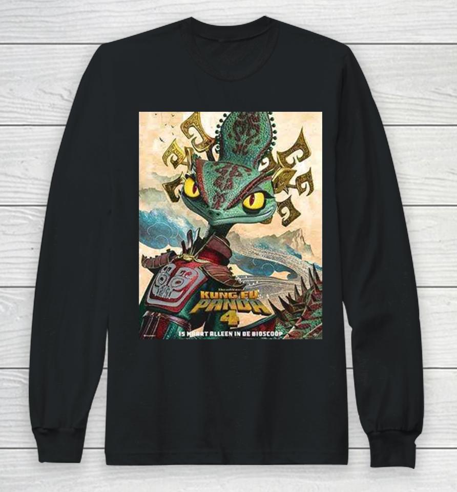 The Chameleon New Charater Posters For Kung Fu Panda 4 Releasing In Theateers On March 8 Long Sleeve T-Shirt
