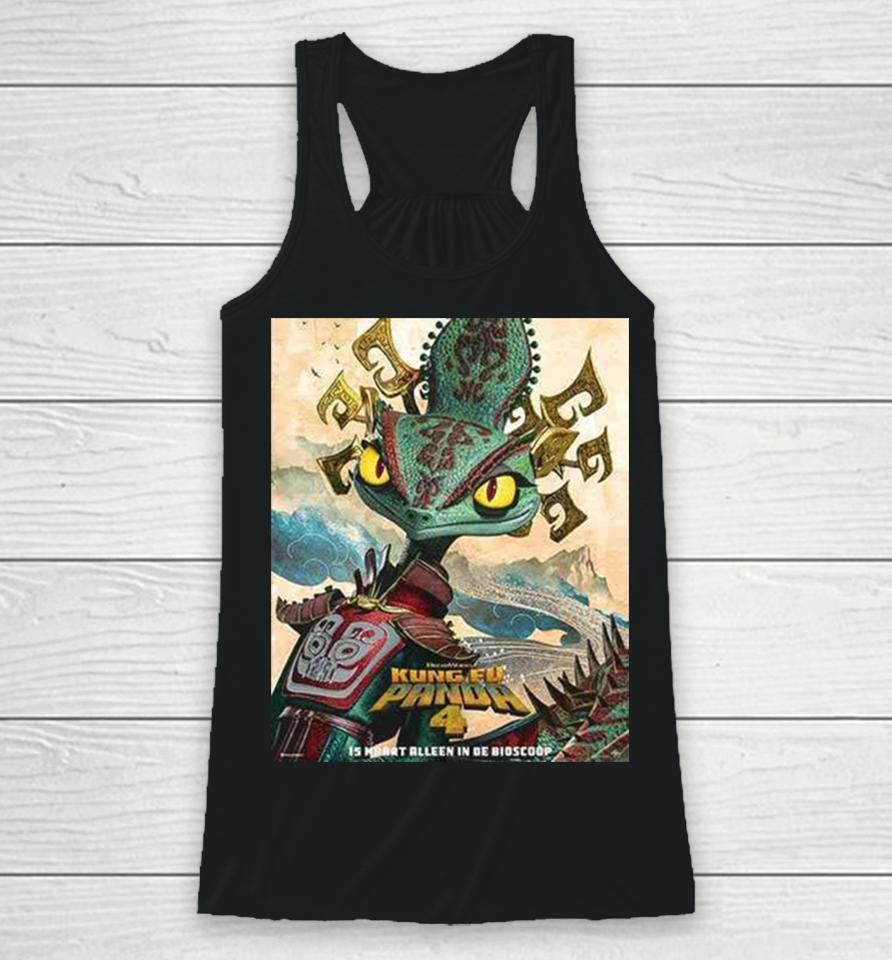 The Chameleon New Charater Posters For Kung Fu Panda 4 Releasing In Theateers On March 8 Racerback Tank