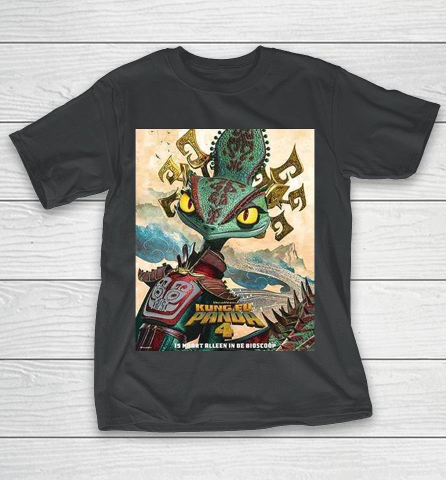 The Chameleon New Charater Posters For Kung Fu Panda 4 Releasing In Theateers On March 8 T-Shirt