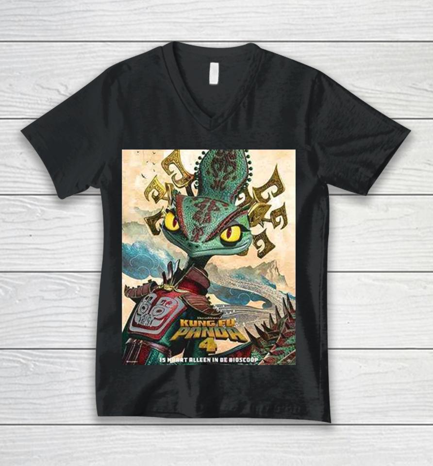 The Chameleon New Charater Posters For Kung Fu Panda 4 Releasing In Theateers On March 8 Unisex V-Neck T-Shirt