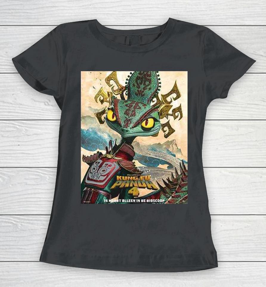 The Chameleon New Charater Posters For Kung Fu Panda 4 Releasing In Theateers On March 8 Women T-Shirt