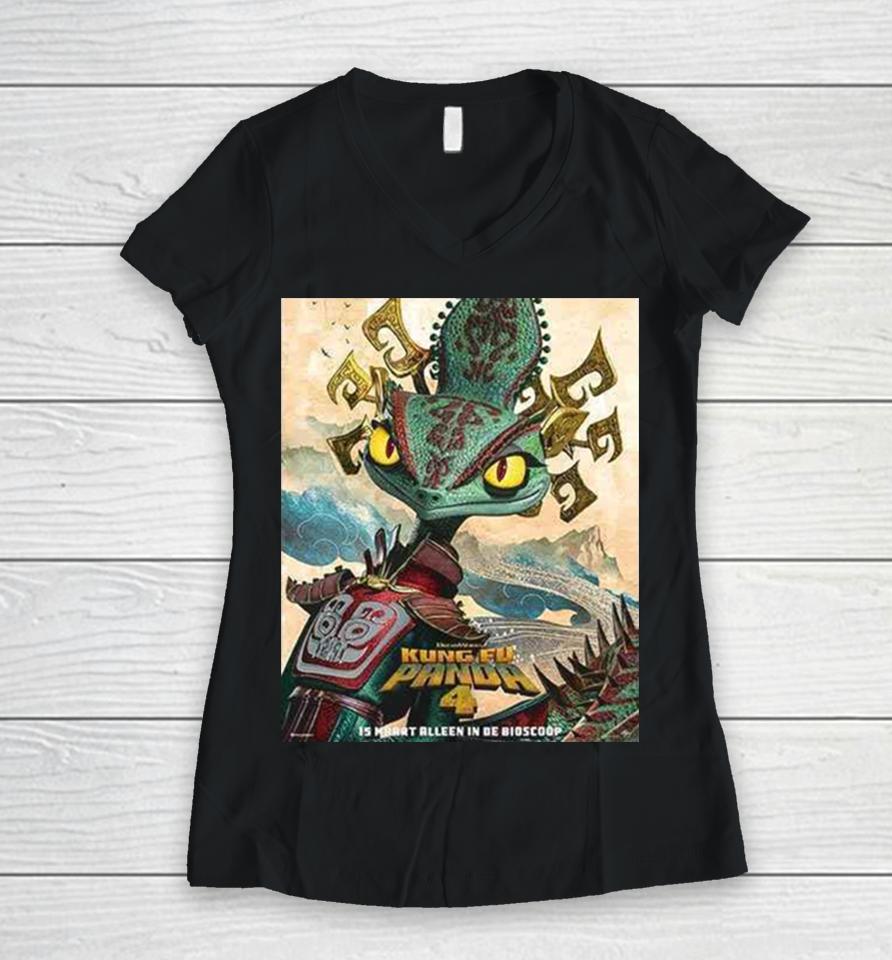 The Chameleon New Charater Posters For Kung Fu Panda 4 Releasing In Theateers On March 8 Women V-Neck T-Shirt