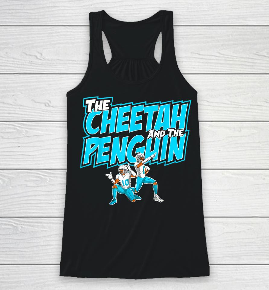 The Cheetah And The Penguin Racerback Tank