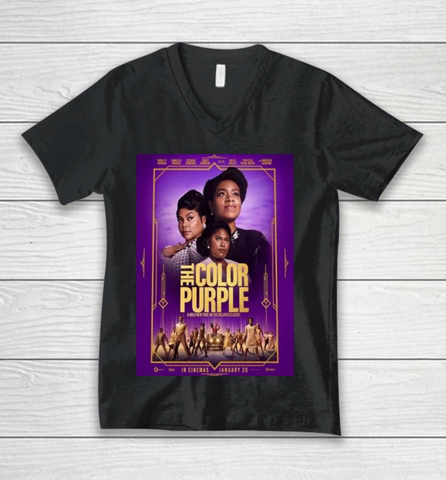 The Color Purple A Bold New Take On The Beloved Unisex V-Neck T-Shirt