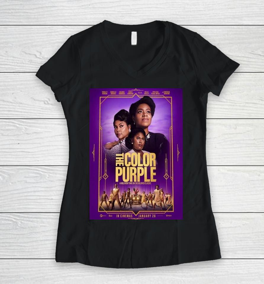 The Color Purple A Bold New Take On The Beloved Women V-Neck T-Shirt