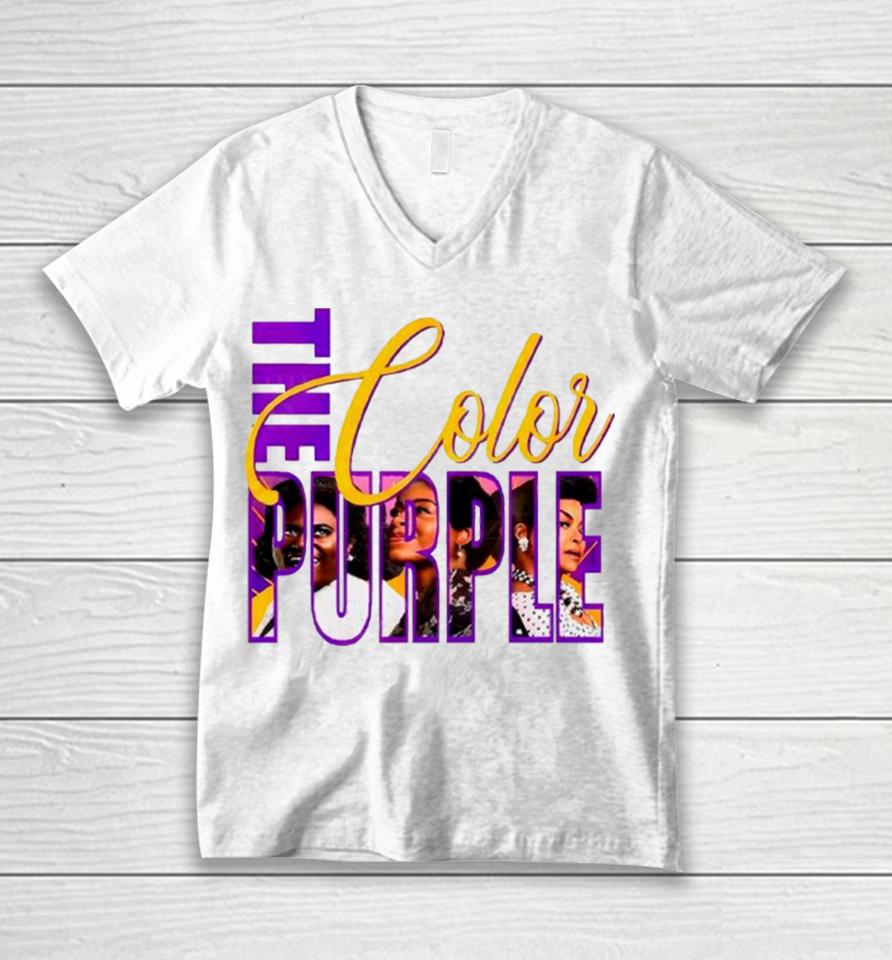 The Color Purple Movie 2023 Black Girl Magic Unisex V-Neck T-Shirt