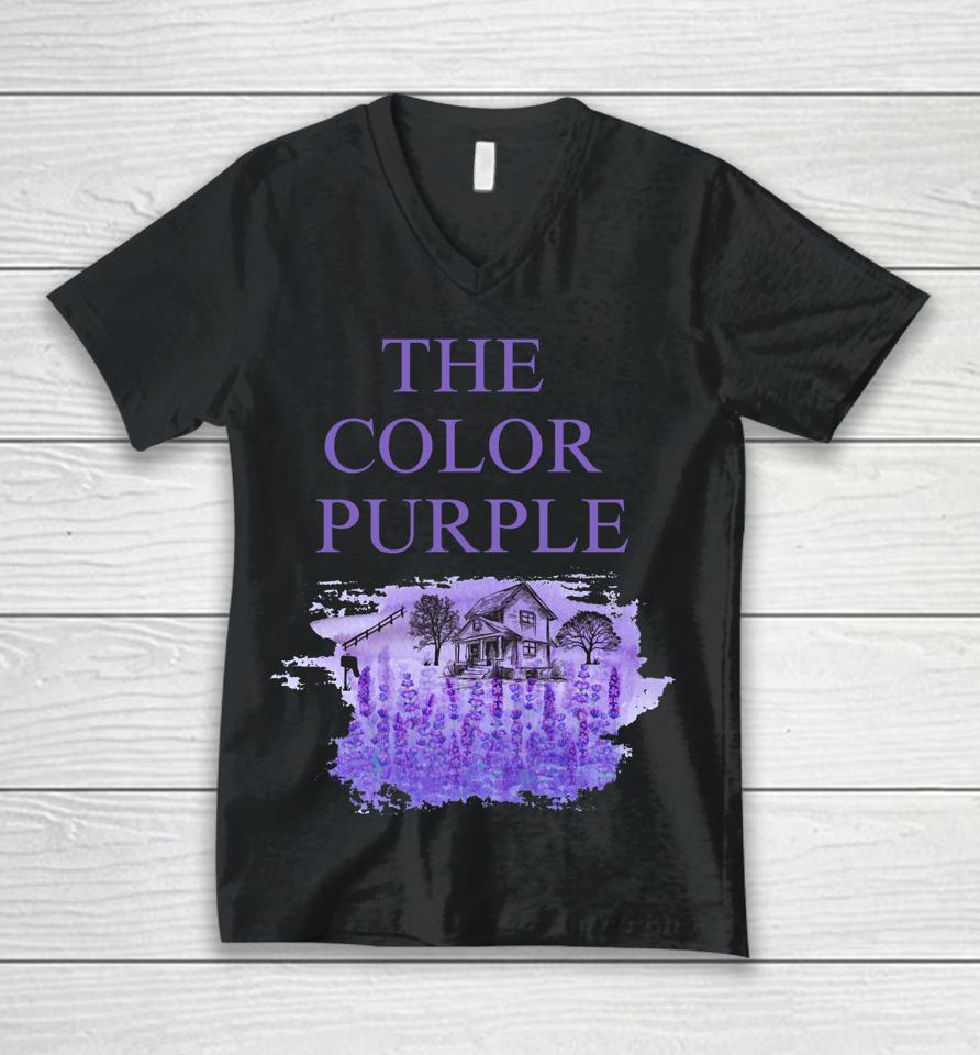 The Color Purple Movie Film Collector's Items Merch Gifts Unisex V-Neck T-Shirt