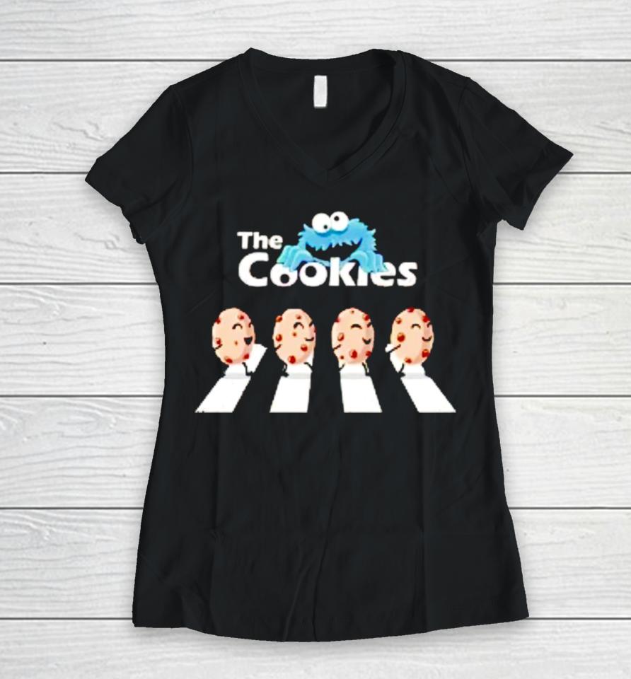 The Cookies Abbey Road Women V-Neck T-Shirt