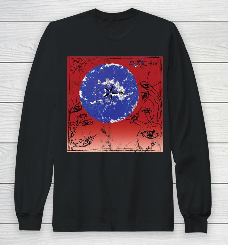 The Cure Merch Wish 30Th Album Long Sleeve T-Shirt