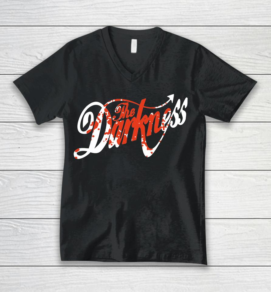 The Darkness Logo Unisex V-Neck T-Shirt