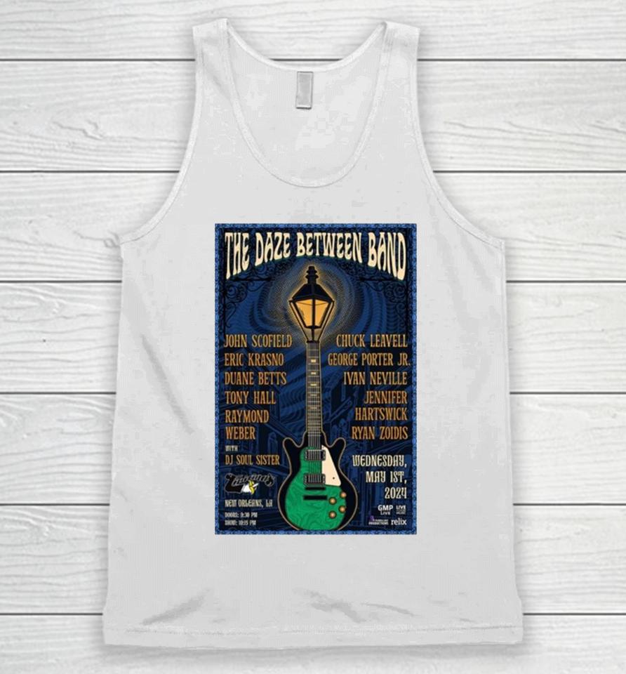 The Daze Between Band May 1 2024 New Orleans La Unisex Tank Top