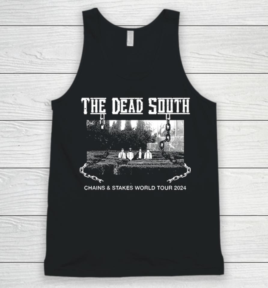 The Dead South Chains &Amp; Stakes World Tour 2024 Performance Schedule Unisex Tank Top