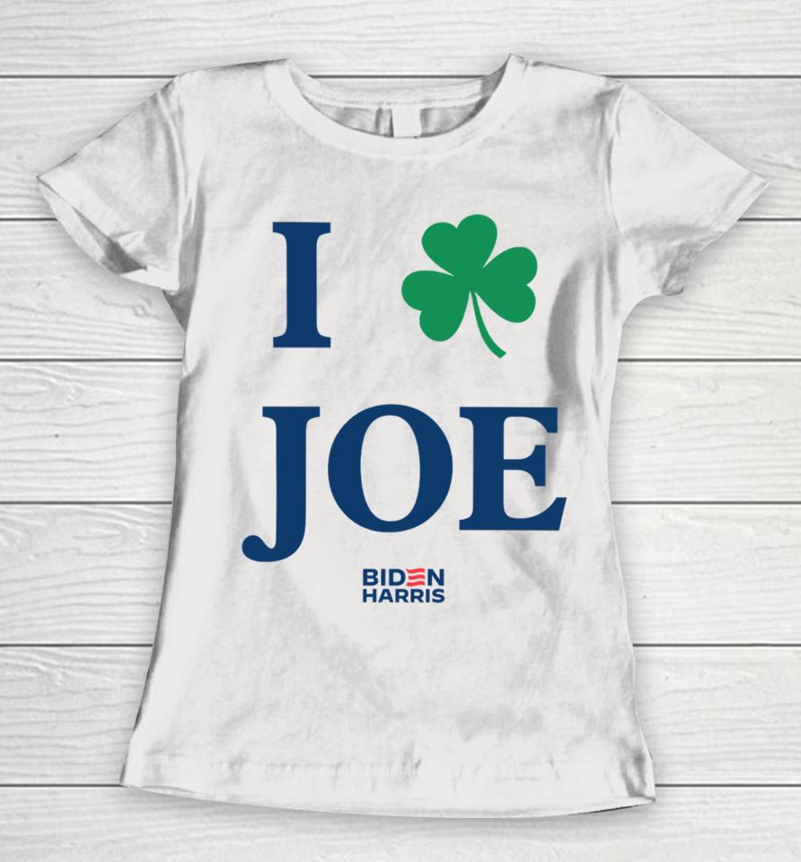 The Democrats Shamrock Joe Biden Women T-Shirt