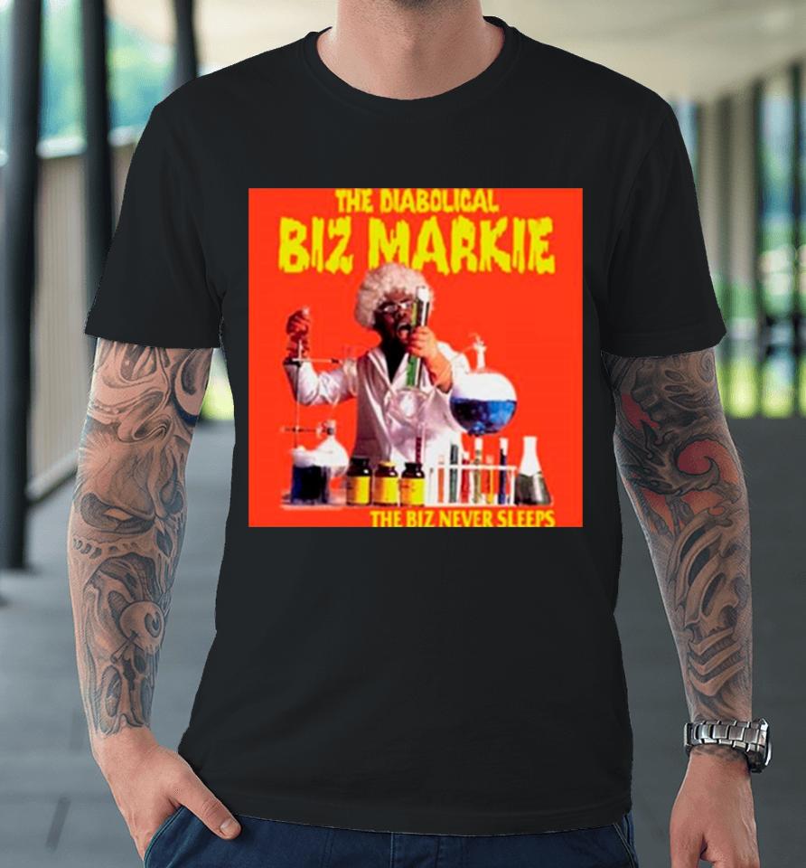 The Diabolical Biz Markie The Biz Never Sleeps Premium T-Shirt