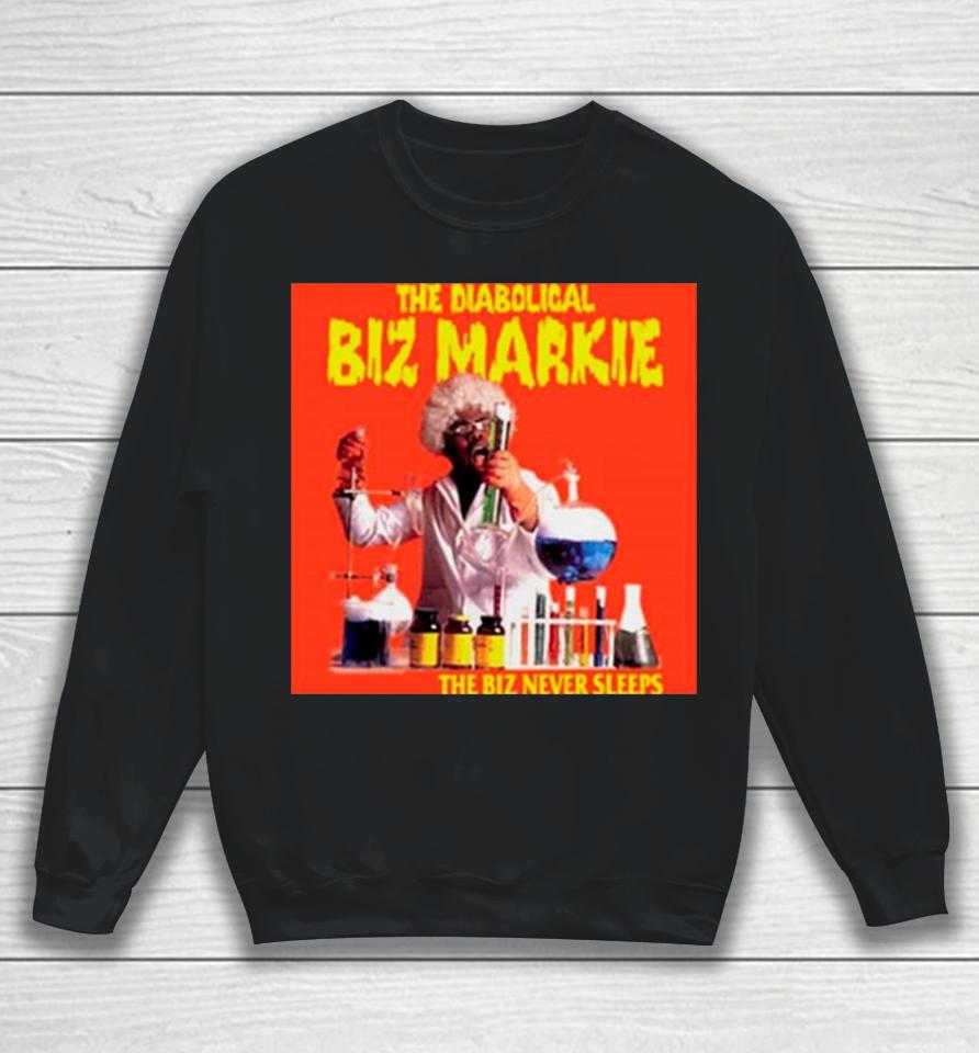 The Diabolical Biz Markie The Biz Never Sleeps Sweatshirt