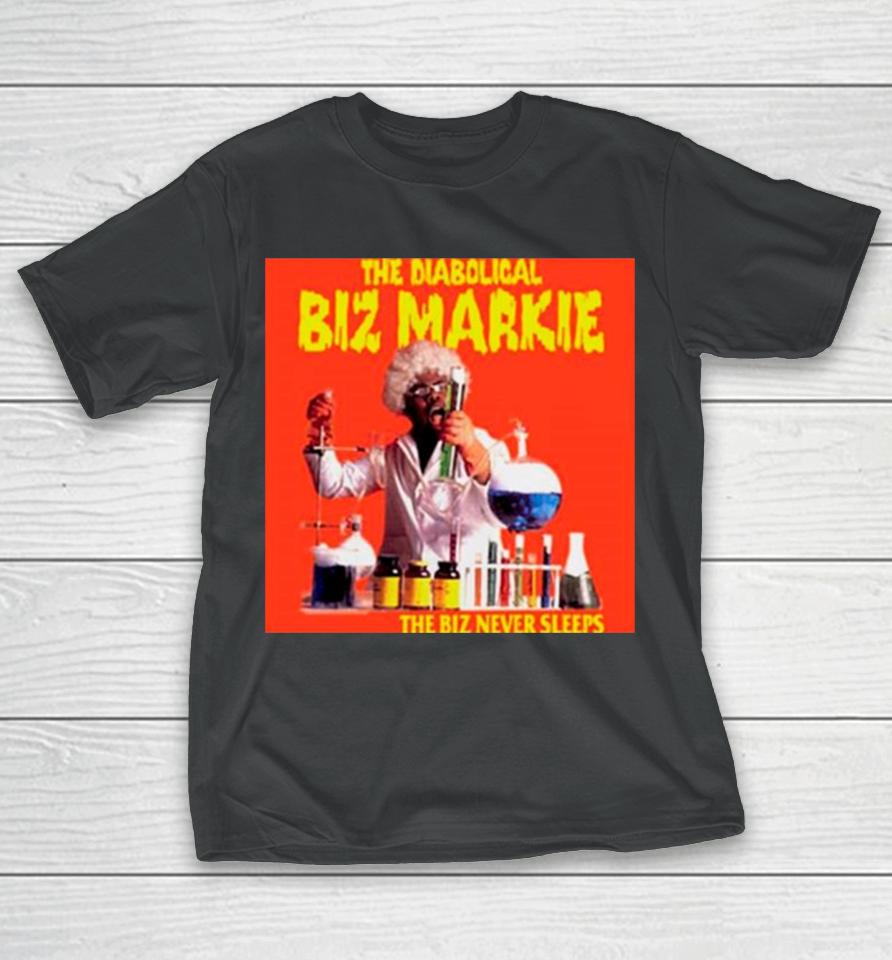 The Diabolical Biz Markie The Biz Never Sleeps T-Shirt
