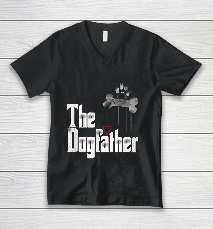 The Dogfather Unisex V-Neck T-Shirt
