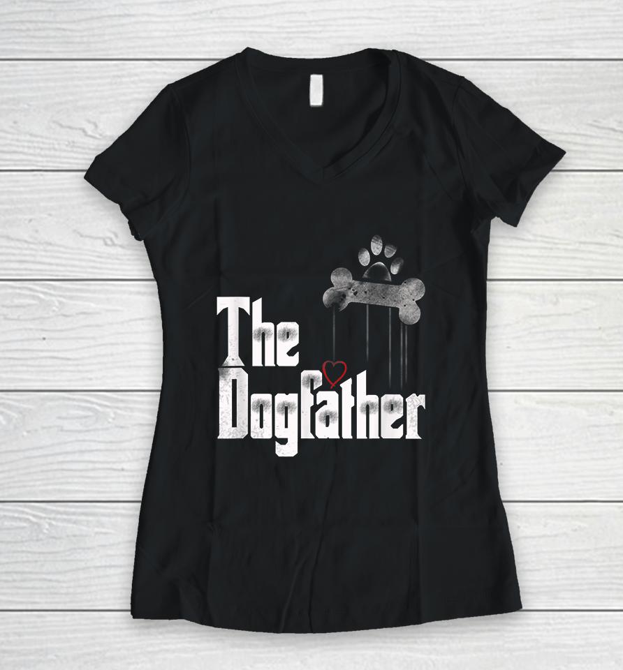The Dogfather Women V-Neck T-Shirt