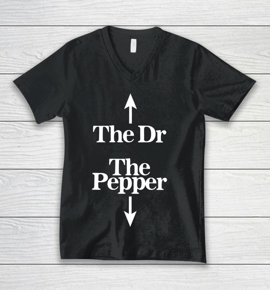 The Dr The Pepper Unisex V-Neck T-Shirt