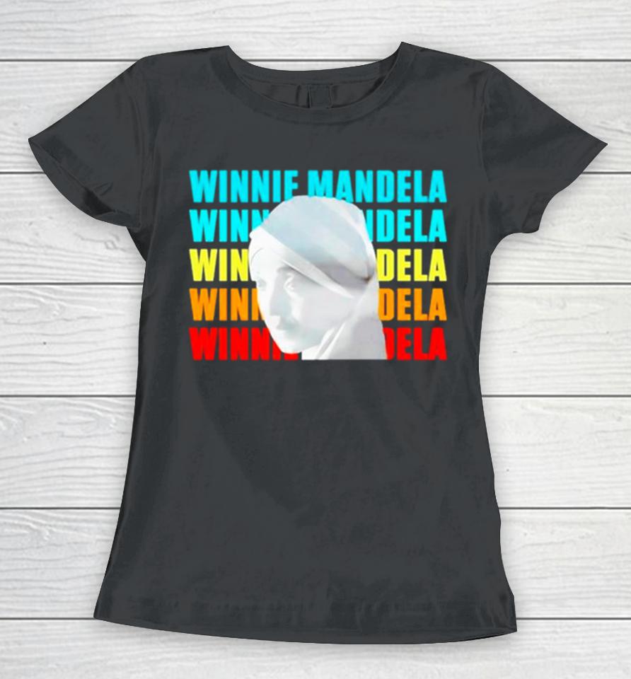 The Eff Deputy President Wearing Winnie Mandela Women T-Shirt