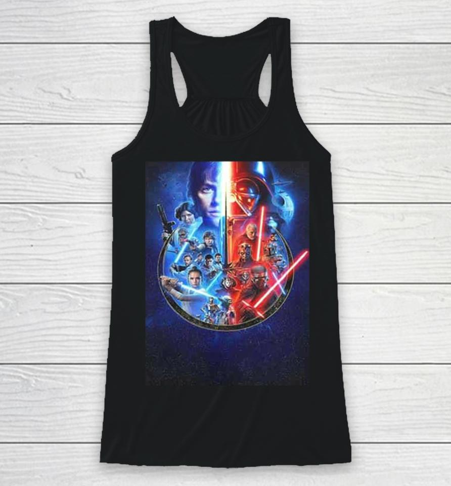 The Entire Skywalker Saga Will Be Re Released In Theaters On May 4Th 2024 Racerback Tank