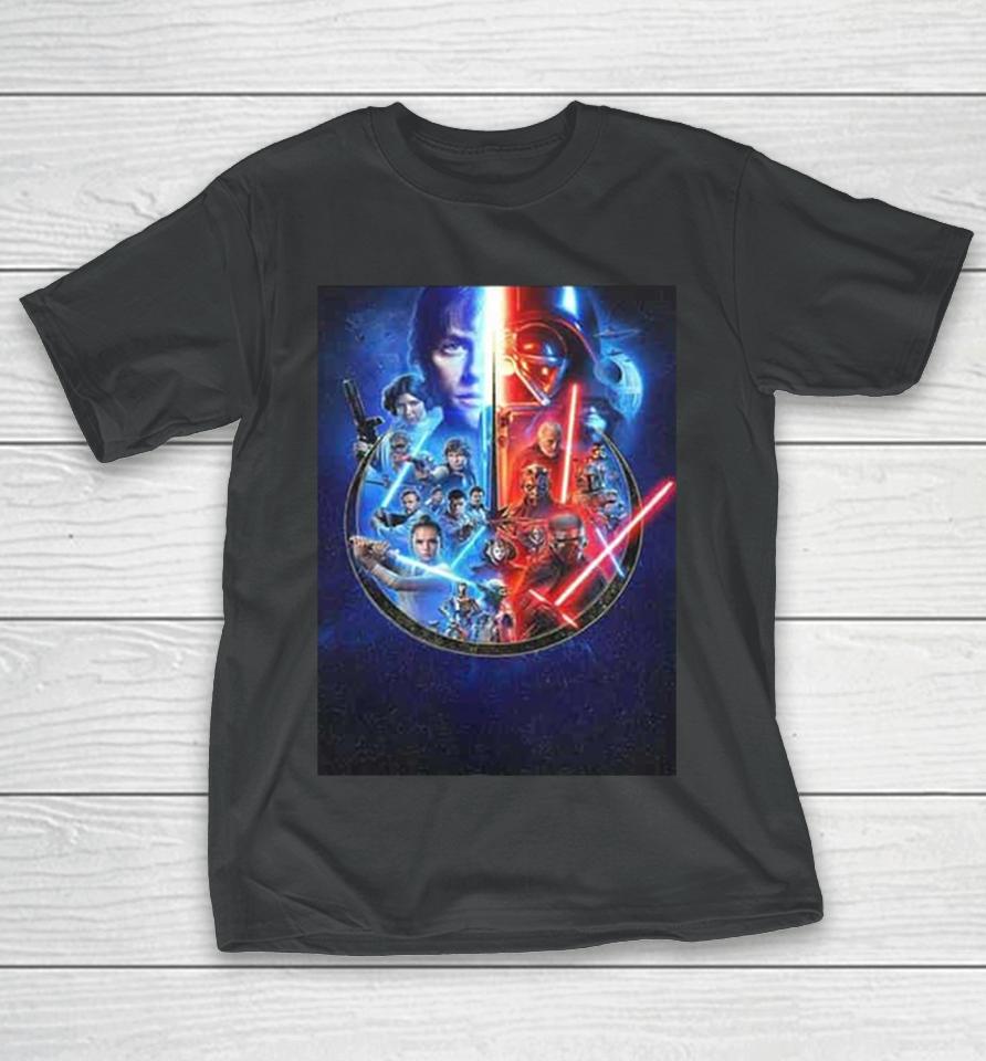 The Entire Skywalker Saga Will Be Re Released In Theaters On May 4Th 2024 T-Shirt