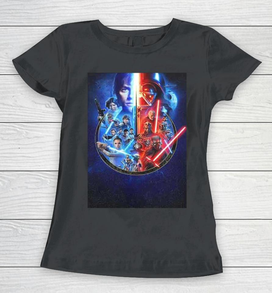 The Entire Skywalker Saga Will Be Re Released In Theaters On May 4Th 2024 Women T-Shirt