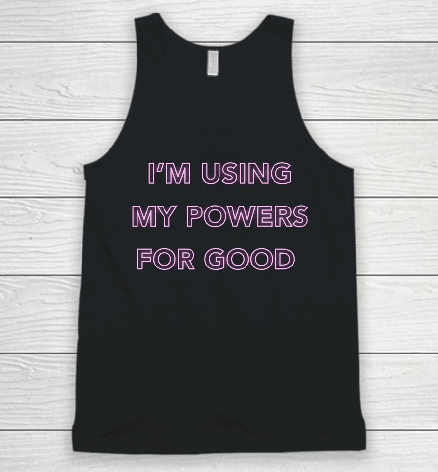 The Equalizer Powers For Good Unisex Tank Top