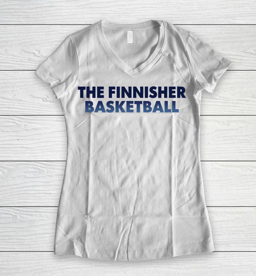 The Finnisher Basketball All-Star Women V-Neck T-Shirt